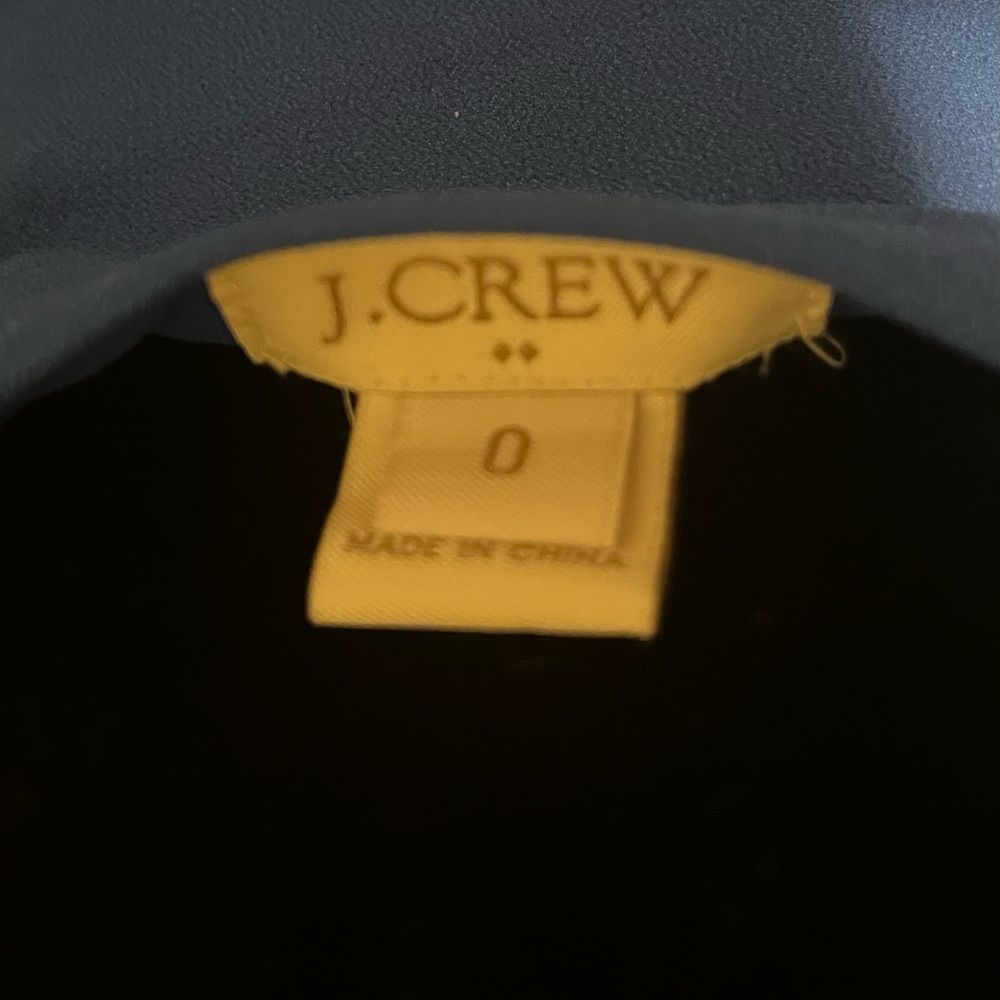 J. Crew Blue Pleated A-Line Midi-Skirt size 0. NWOT. - Picture 5 of 5